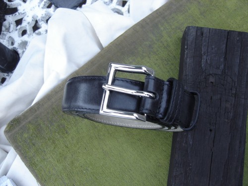 John lobb used black belt - black,