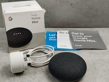 Boxed Google Nest Home Mini H0A 1600 Smart Speaker Fully Working Free P&P 