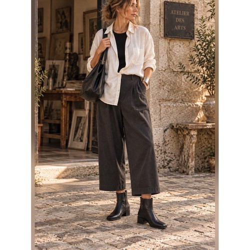 Rockport refined black leather - refined,