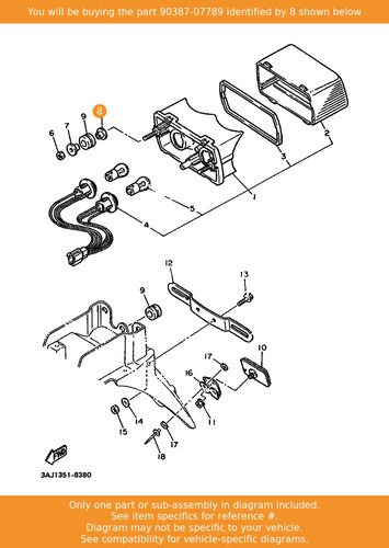 Yamaha collar 90387 07789 - collar,, 90387-07789