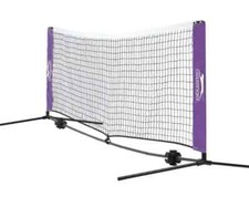 SLAZENGER Mini Tennis NET & POSTS Set 3 meter, Carrying Bag with Storage Pocket.
