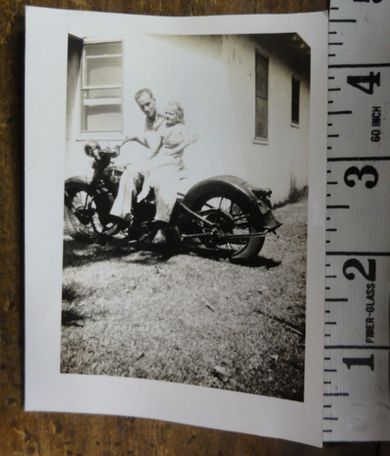 Vintage photo man and - man, small
