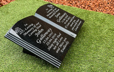 Grave plaque own wording - grave,