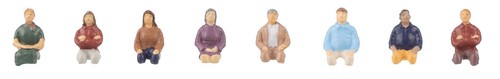 Seated people without legs - people,