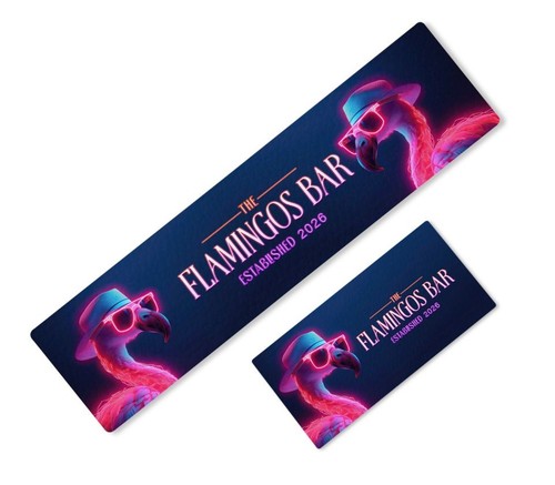 Personalised bar runner - personalised,