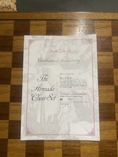 Danbury Mint The Armada Chess Set. Excellent Condition