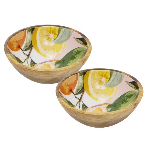 Set mango wood citrus - of,