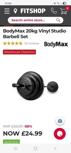 Bodymax 20kg vinyl - 20kg,