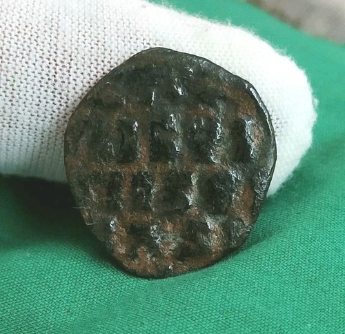 Byzantine bronze coin metal - bronze,