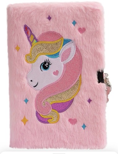 Girls unicorn plush - plush, diary