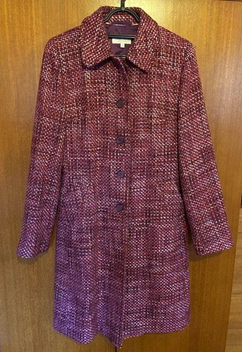 Purple pink tweed style - m&s,
