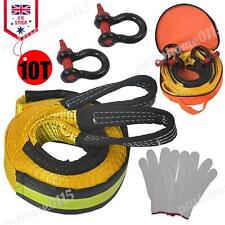 10 TONNE 10T 5M Tow Towing Pull Rope Strap Heavy Duty Road Recovery Car Van 4x4
