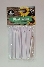 50 Plant Label White Tags