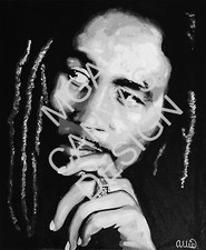 Bob Marley acrylic painting