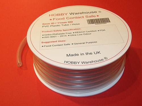 8mm pvc plastic tube hose - id,