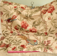 ARTHUR SANDERSON & SONS, ABBERVILLE, MATERIAL, RUSSET AND SAND, OFF CUT, UNUSED