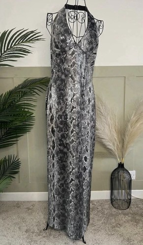 Bernshaw halter neck snakeskin - bernshaw,