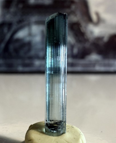 Tourmaline crystal color - tourmaline, bi-color