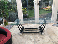Large Glass Coffee Table 