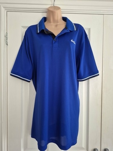 Blue short sleeve polo - short,
