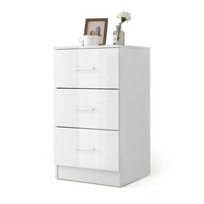 High Gloss Bedside Table with