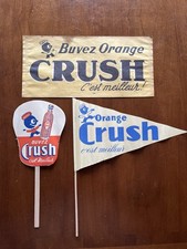 Lot Vintage Orange Crush