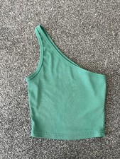 Shein Green Plain Ribbed One