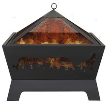 26" Outdoor Fire Pit Steel