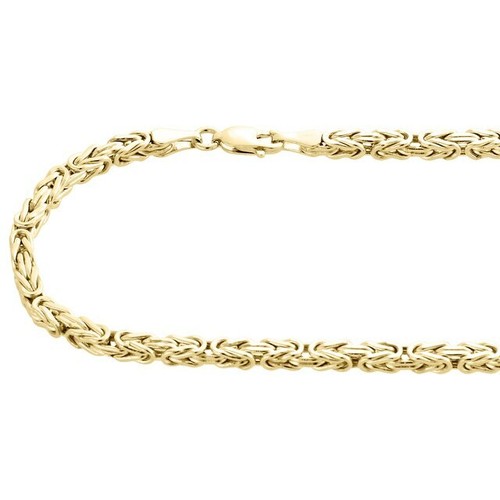 10k yellow gold 3mm - hollow, box