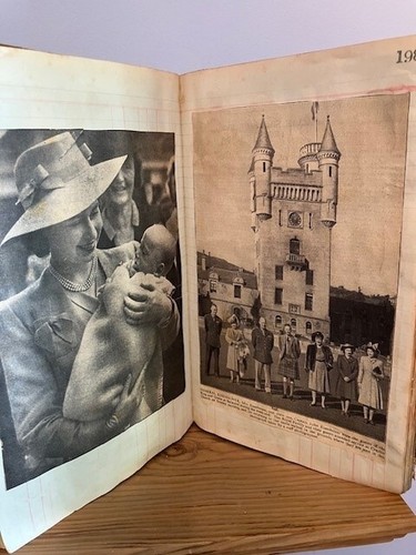 Large royal scrapbook covering - large,