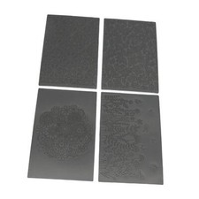 4 Pieces Polymer Clay Texture