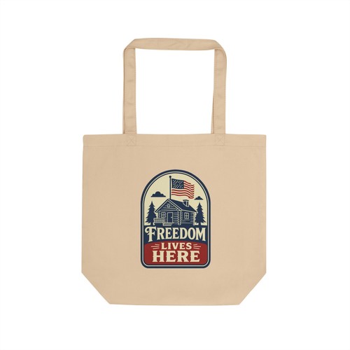 Freedom lives here - here, bag