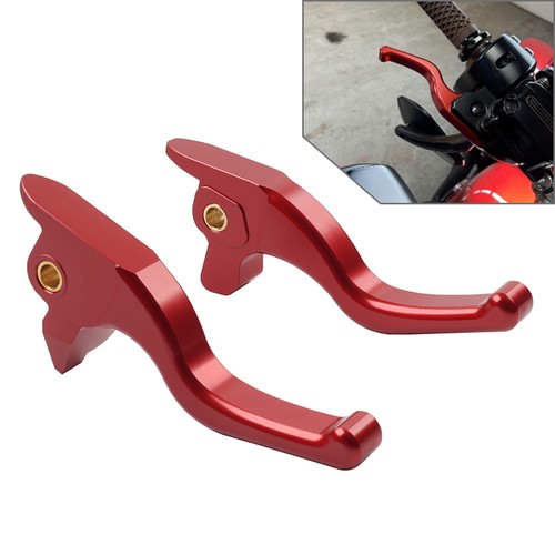 Red motorcycle brake clutch - red,