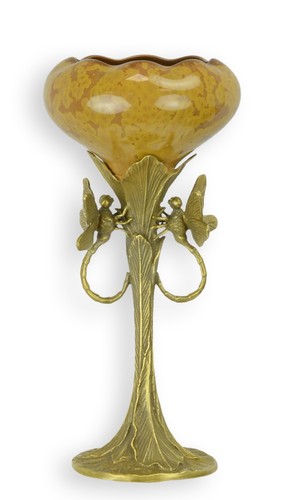 Bronze mounted porcelain - a,