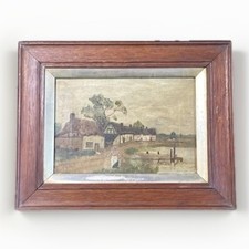 Small Antique Oil