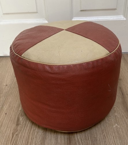 Vintage pouffe 70s - red, &