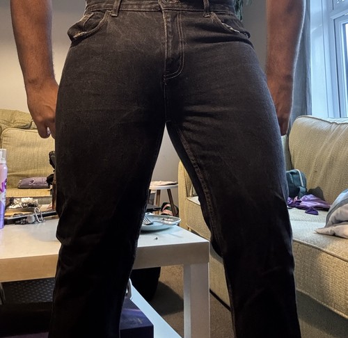Pair black denim jeans - black,
