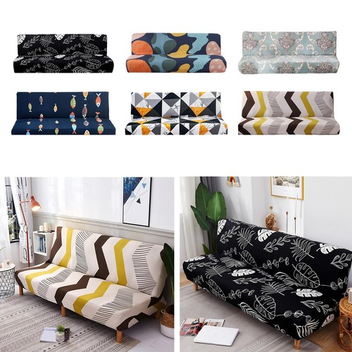 Armless futon cover printed - futon,