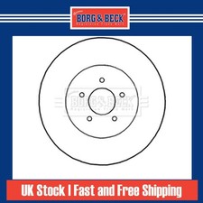 2x Brake Discs Vented For