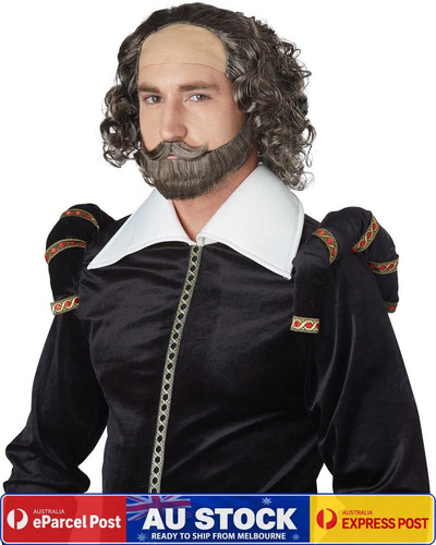 W619 shakespeare costume wig - w619,