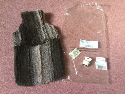 Hot water bottle with cover - with,