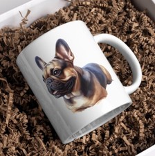 French Bull Dog 11oz White