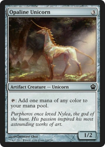 Opaline unicorn theros mtg - opaline,