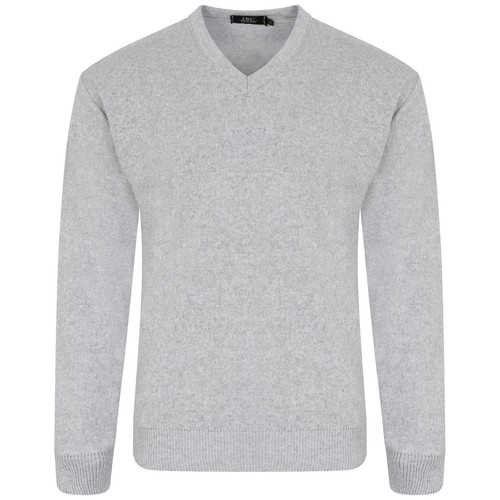 Mens plain knitted neck pull - mens,
