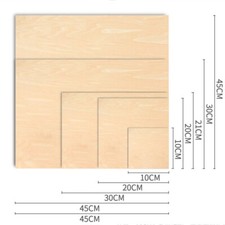 Thick 1.5-10mm Wooden Plate
