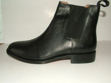 New Church Walk Hand Crafted  High Quality Black Leather Chelsea Boots Size 8