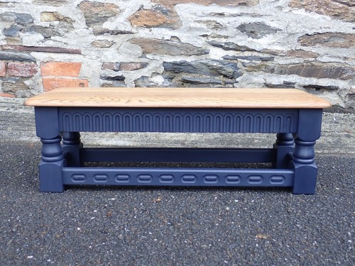 Priory solid oak footstool - priory,