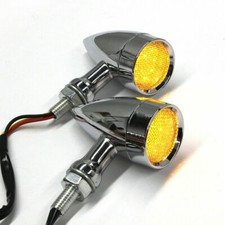 Motorcycle 12V 10mm Chrome LED