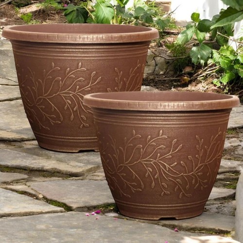 Large antique brass garden - brass,