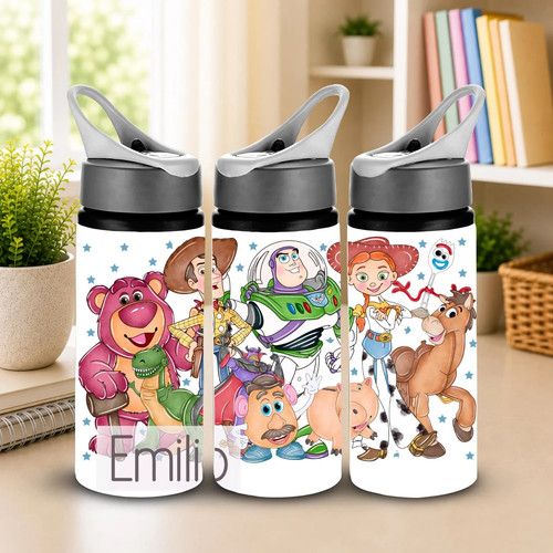 Kids toy story water - toy, bottle
